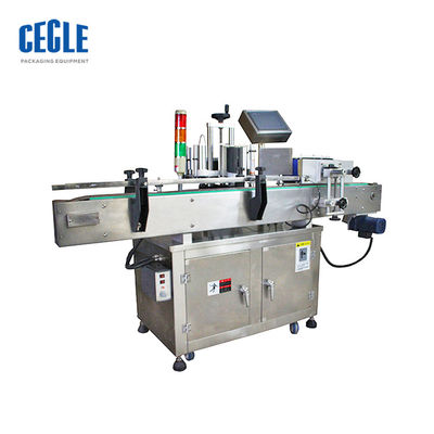 Automatische Hochgeschwindigkeitsetikettiermaschine runde Flasche HAUSTIER-Wasserflaschenapplikator