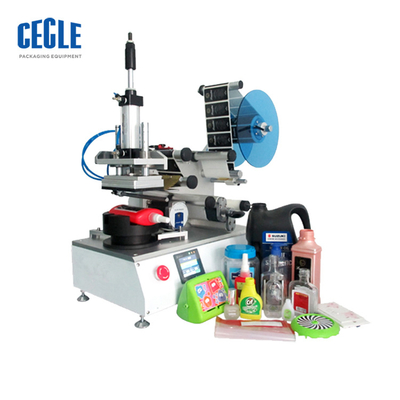 flache Flasche automatisches Etikettiermaschine HAUSTIER quadratischer Flaschenapplikator