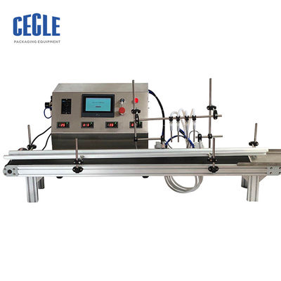 5-5000ml 4 versieht flüssiges Füllmaschine-automatisches flüssiges Eau de Parfum-ätherisches Öl mit einer Düse